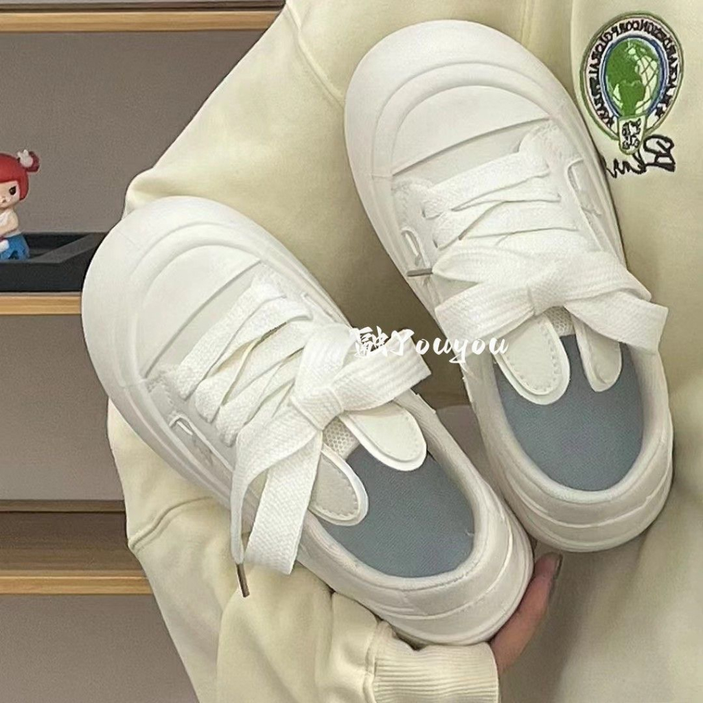 Bán Chạy✨Giày Thể Thao Đế Dày Phối Lưới Thoáng Khí Hình Tai Thỏ Dễ Thương Thời Trang Mùa Hè Cho Nữ