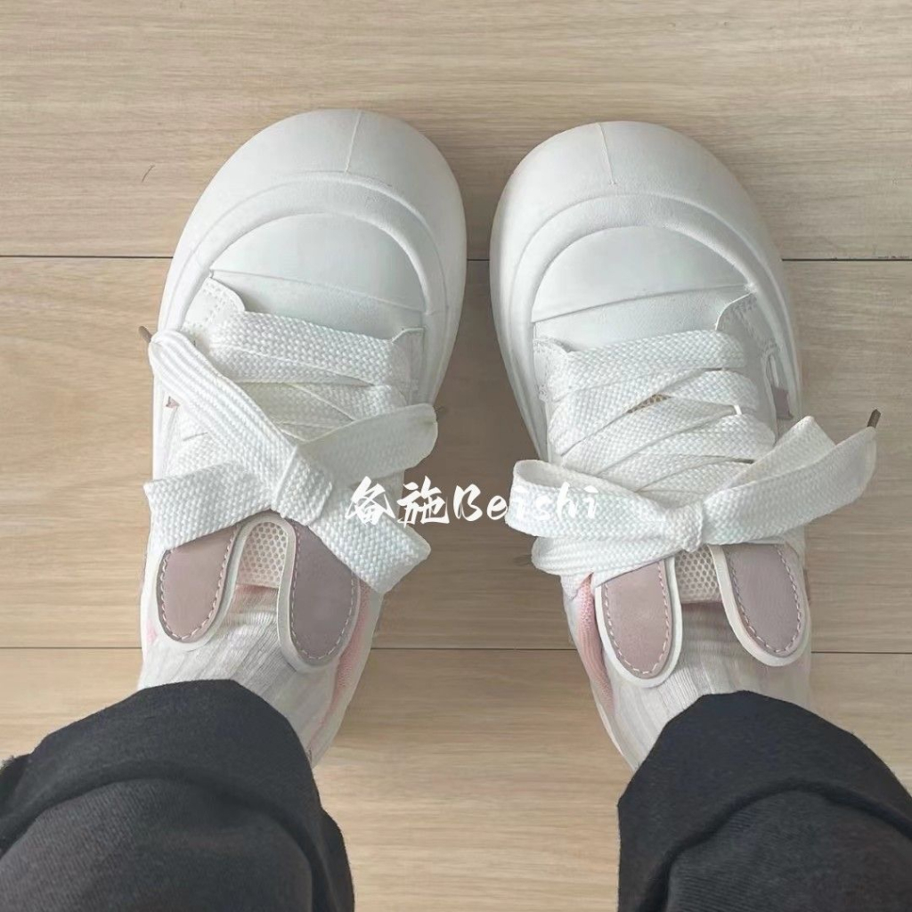 Bán Chạy✨Giày Thể Thao Đế Dày Phối Lưới Thoáng Khí Hình Tai Thỏ Dễ Thương Thời Trang Mùa Hè Cho Nữ