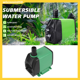 Máy bơm nước chìm 2000l mỗi giờ nâng cao cực yên tĩnh cho bể cá ao hồ