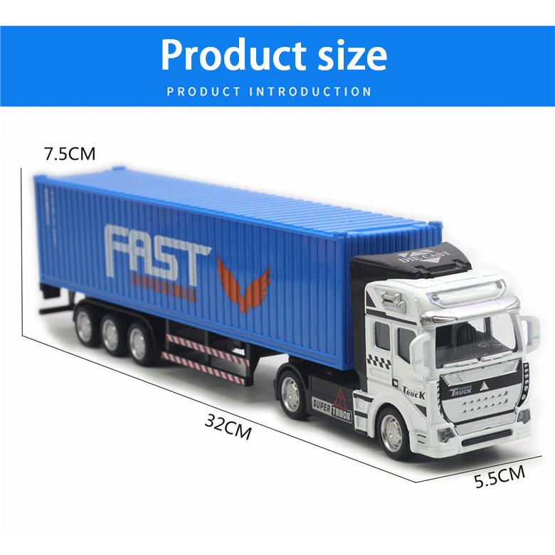 Mô Hình Xe container Bằng Hợp Kim Tỉ Lệ 1: 48