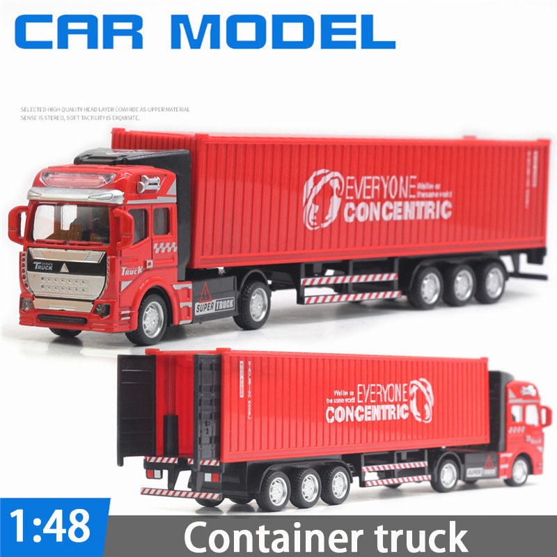 Mô Hình Xe container Bằng Hợp Kim Tỉ Lệ 1: 48