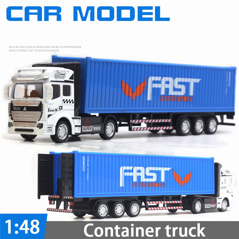 Mô Hình Xe container Bằng Hợp Kim Tỉ Lệ 1: 48