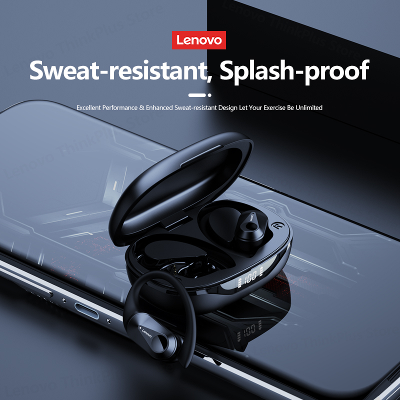 Tai nghe không dây LENOVO LP75 phiên bản thể thao 5.3 chất lượng âm thanh HiFi+micro tích hợp cho các hoạt động thể thao