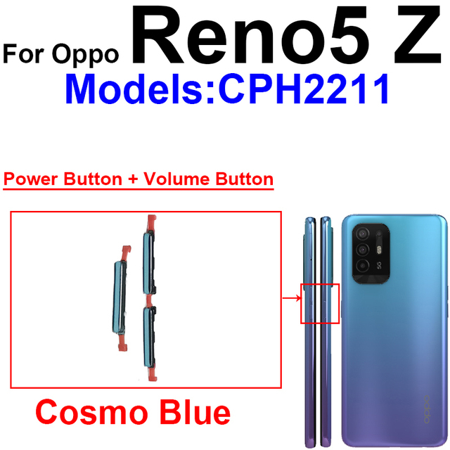 Nút Nguồn Thay Thế Chuyên Dụng Cho oppo reno 5 reno5 f z pro plus 4g 5g
