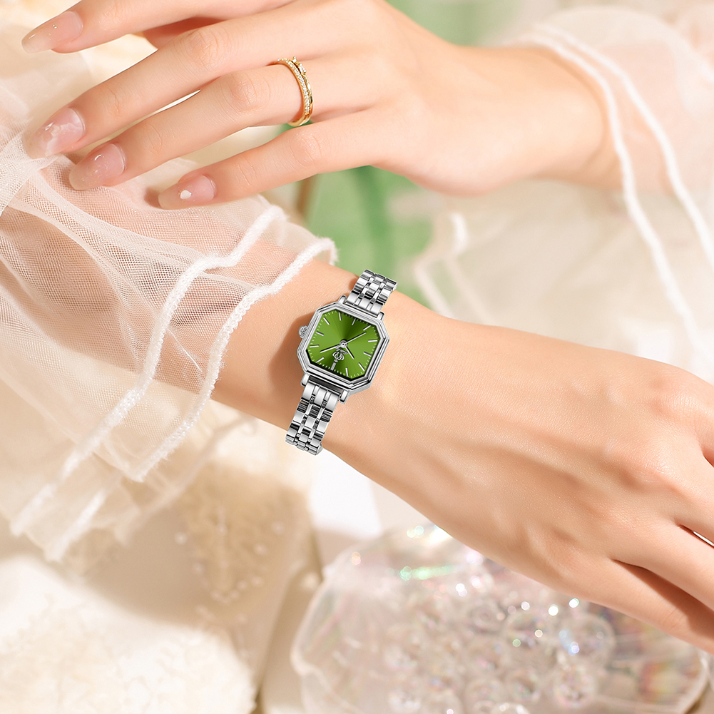 FATE LOVE Đồng Hồ Nữ Dây Thép Chính Hãng Chống Nước Thời Trang Thép Không Gỉ 906