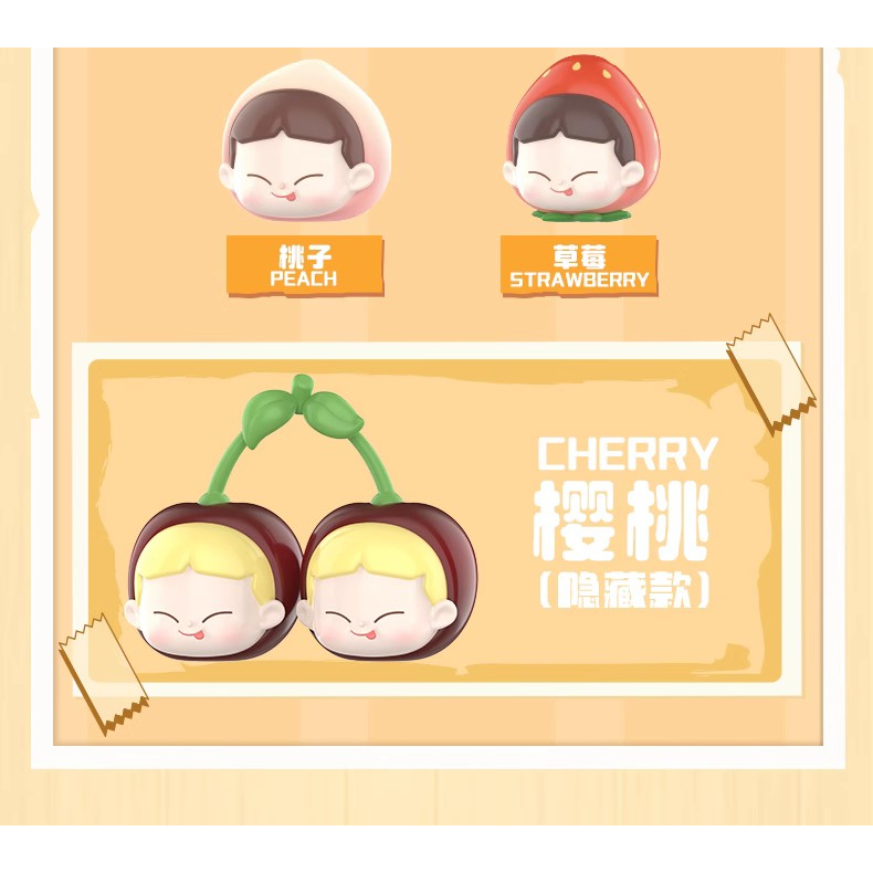 Toy City mika fruit c cung Cấp Trạm Đồ Chơi Đồ trang trí Búp Bê kawaii mika Có Hộp Mù Cho Bé Gái Quà Tặng