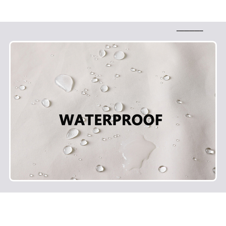 Voevoe Áo Khoác Gió Có Mũ Trùm Chống Thấm Nước Thời Trang