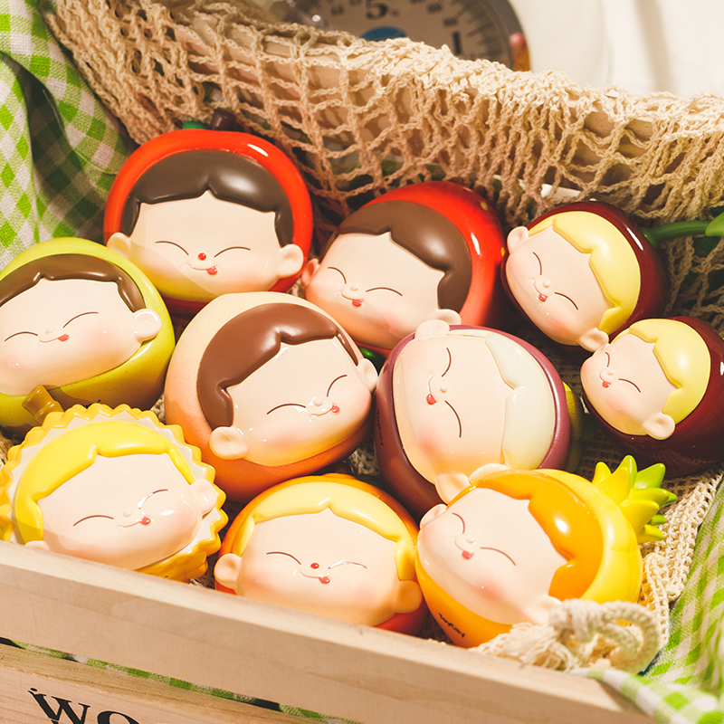 Toy City mika fruit c cung Cấp Trạm Đồ Chơi Đồ trang trí Búp Bê kawaii mika Có Hộp Mù Cho Bé Gái Quà Tặng