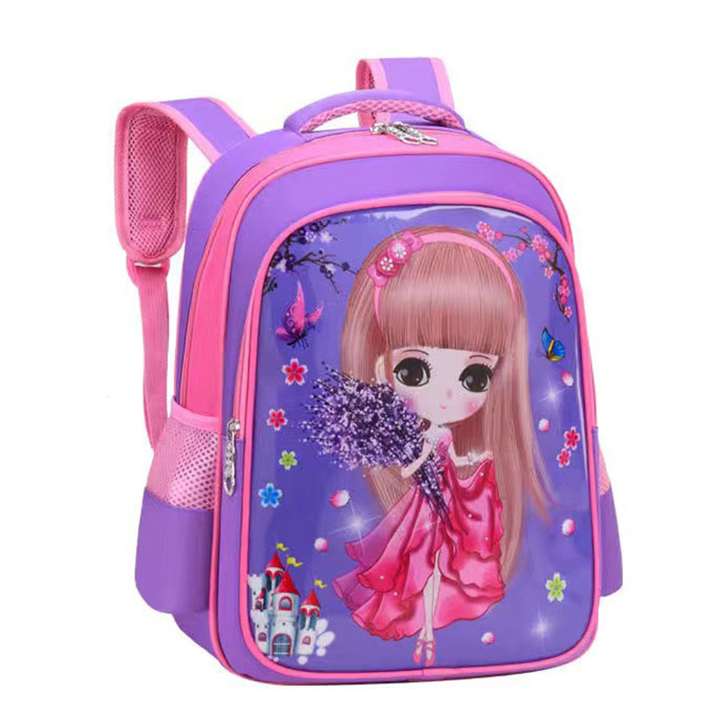 Balo MLKSRH KQES họa tiết Ultraman phong cách Hàn Quốc dành cho bé gái từ lớp 3-6