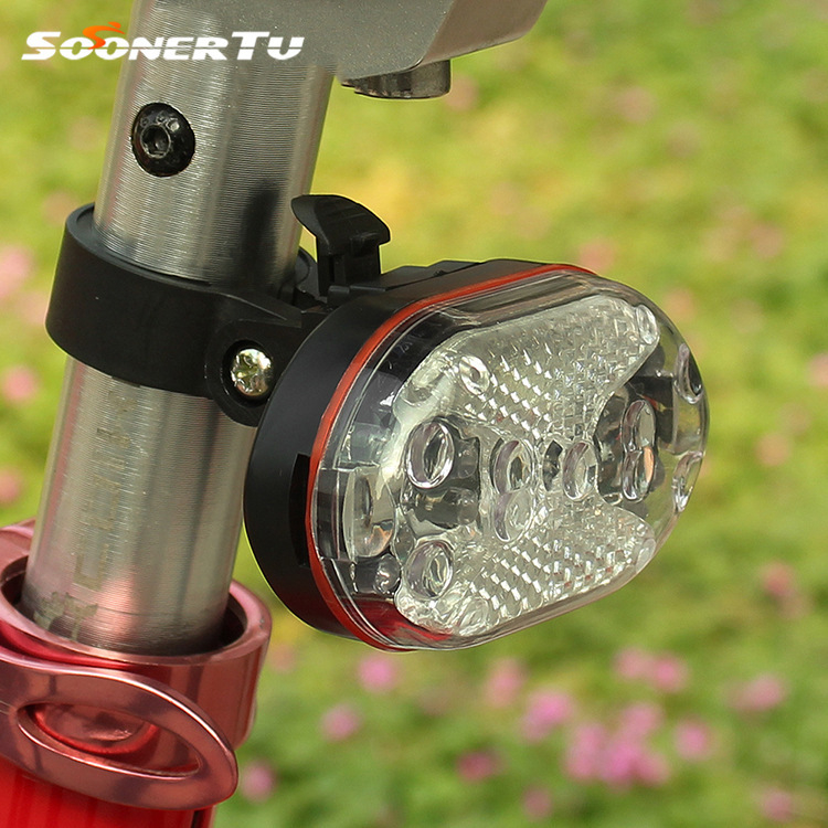 Đèn LED Gắn Đuôi Xe Đạp Chống Thấm Nước Sạc USB - Đèn hậu xe đạp thể thao Aiseo Biking