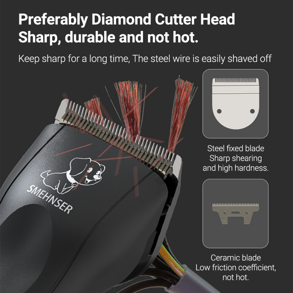 Xiaomi youpin Tông Đơ Điện Cắt Tóc Chuyên Nghiệp t2 Cổng Sạc usb Cho Chó Mèo