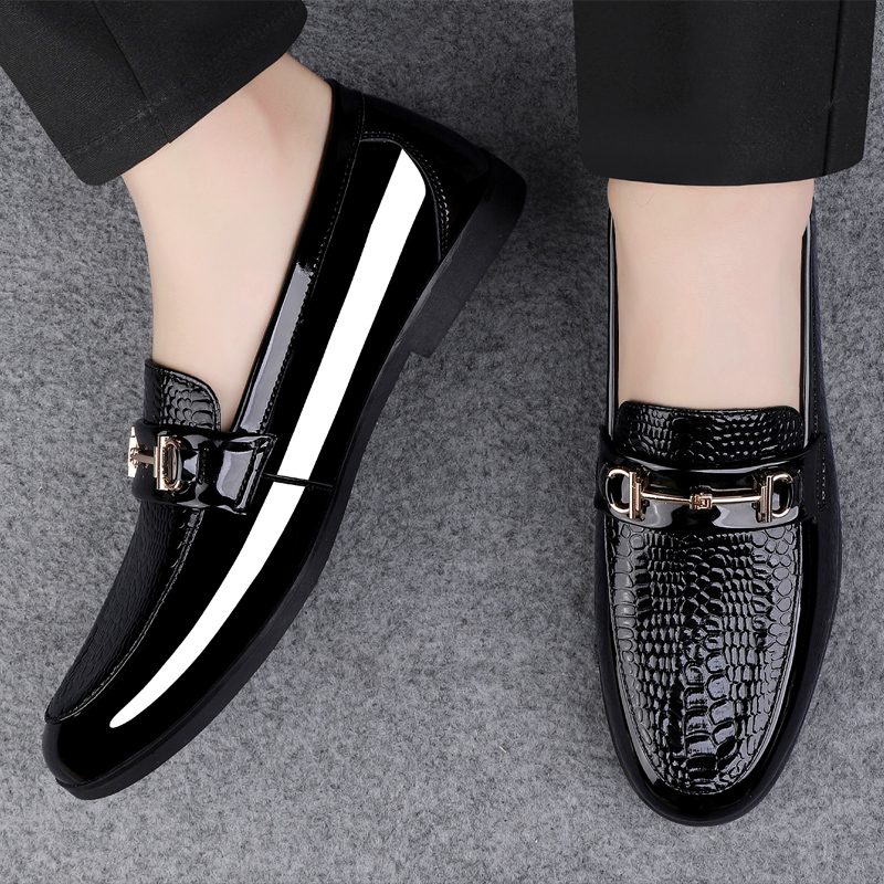 Giày Lười Da Cá Sấu Phong Cách Doanh Nhân Cho Nam