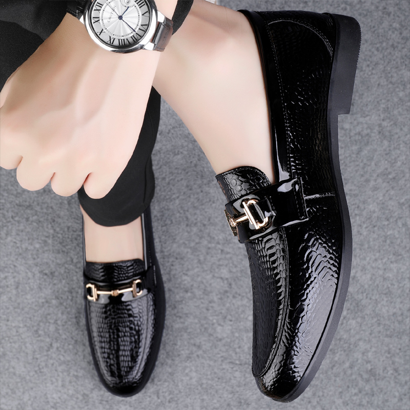 Giày Lười Da Cá Sấu Phong Cách Doanh Nhân Cho Nam