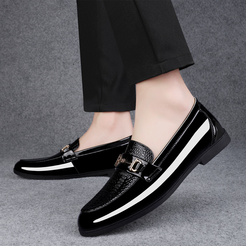 Giày Lười Da Cá Sấu Phong Cách Doanh Nhân Cho Nam