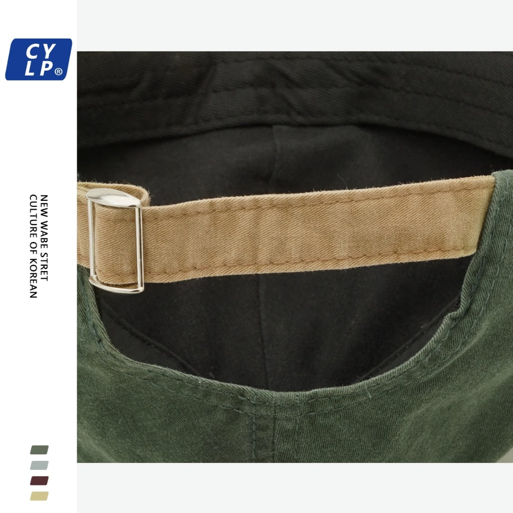 Mũ Lưỡi Trai Chất Liệu cotton Mềm Màu Tương Phản Thời Trang Thu Đông Cho Nam Và Nữ