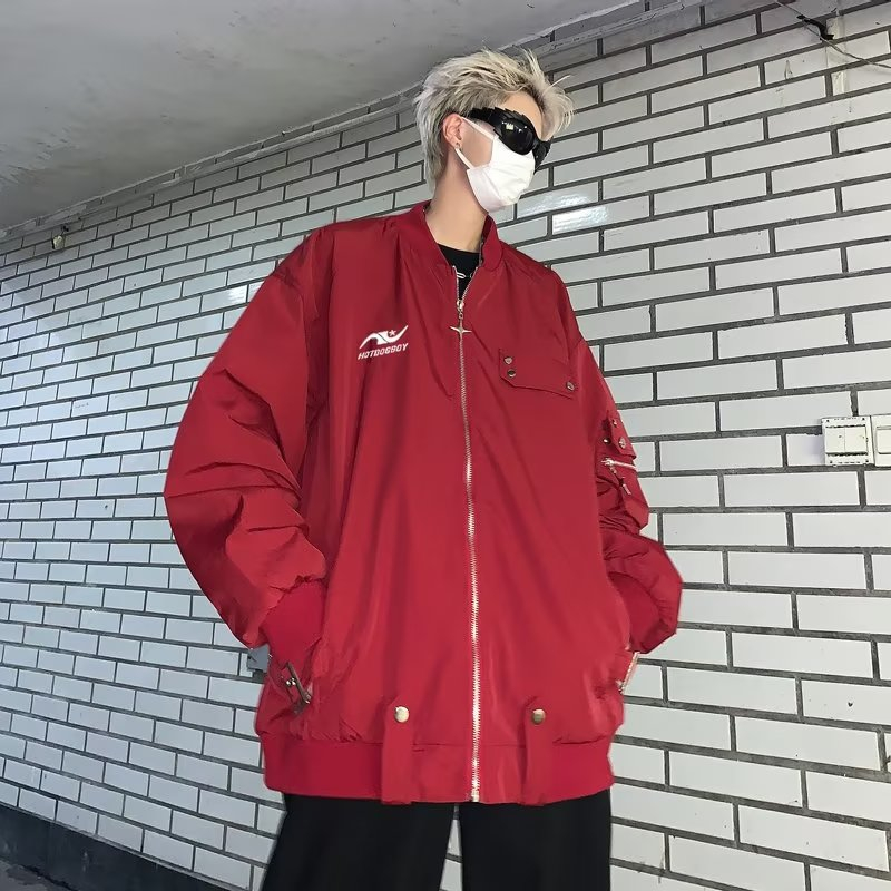 Áo Khoác Bóng Chày Phong Cách Đường Phố Mỹ Cá Tính Cho Nam