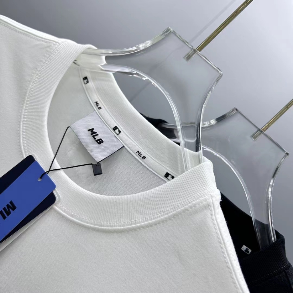 Mlb Áo Thun Tay Dài Cổ Tròn Dáng Rộng Thời Trang Mùa Thu Cho Cặp Đôi