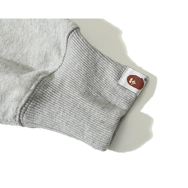 Bape Áo Khoác hoodie Vải cotton In Họa Tiết Phối Khóa Kéo Cá Tính