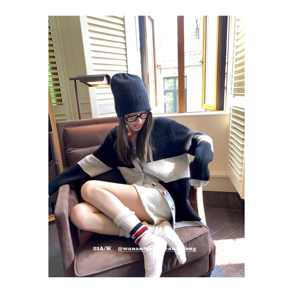 Áo Khoác Len Dệt Kim Thời Trang Mùa Thu Dành Cho Nữ