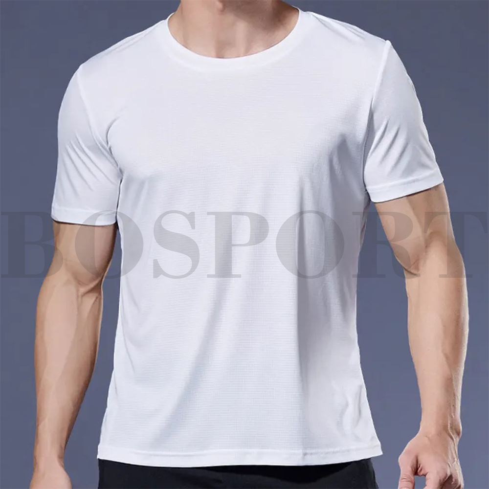 Men's loose fitting short sleeved quick drying t-shirt thoáng khí hàng đầu độ đàn hồi cao thân thiện với da