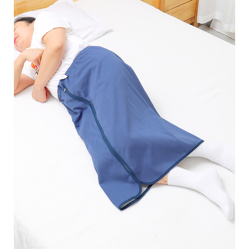 Bequeen Có hàng sẵn Nệm dành cho người lớn không thấm nước có thể đeo được tuổi Bông giặt Váy hút dây kéo tái sử dụng
