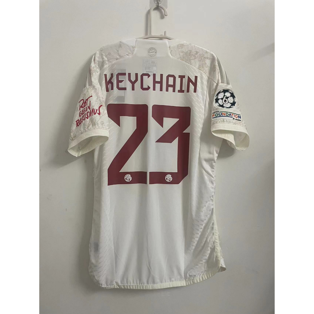23-24 trò chơi sân khách thứ hai của bayern  áo bóng đá s-2xl * chất lượng cao * t-shirt