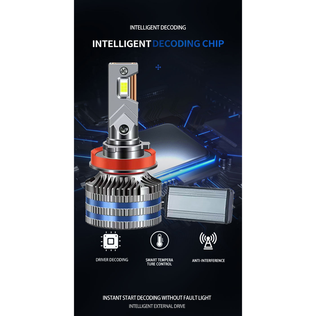 Bóng Đèn Pha led 6500k hb3 hb4 9005 9006 h1 h7 h4 h11 9012 csp 3570 h3 600w Chuyên Dụng Cho Xe Hơi 200000Linh Kiện Điện Tử Lmv 12v 12v Chất Lượng Cao