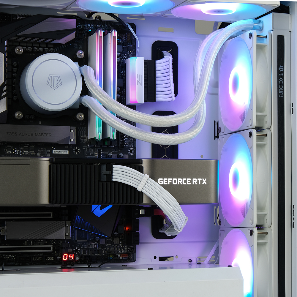 1 Bo Mạch Nguồn ezdiy-fab atx 24pin 90 Độ 5v 3pin argb Cho Máy Tính