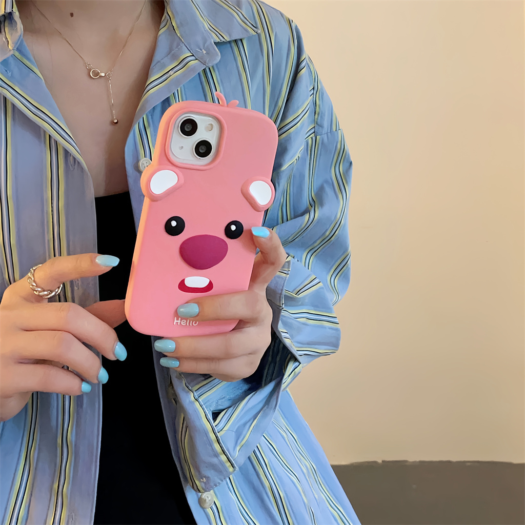 Bao Da Điện Thoại Silicon Họa Tiết 3d Cho iphone 15 pro max 14 pro max 13 pro max 12 pro max Ốp