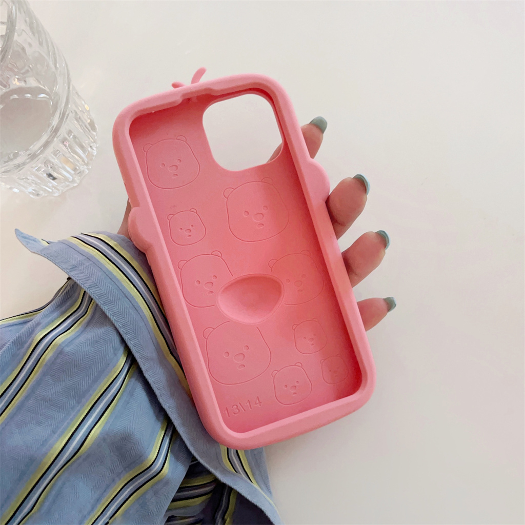 Bao Da Điện Thoại Silicon Họa Tiết 3d Cho iphone 15 pro max 14 pro max 13 pro max 12 pro max Ốp