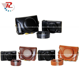 Túi đựng máy ảnh sony wx500 sony wx500 bằng da pu có dây đeo vai
