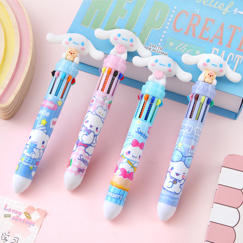 Sanrio Bút Bi 10 Màu Xinh Xắn Chất Lượng