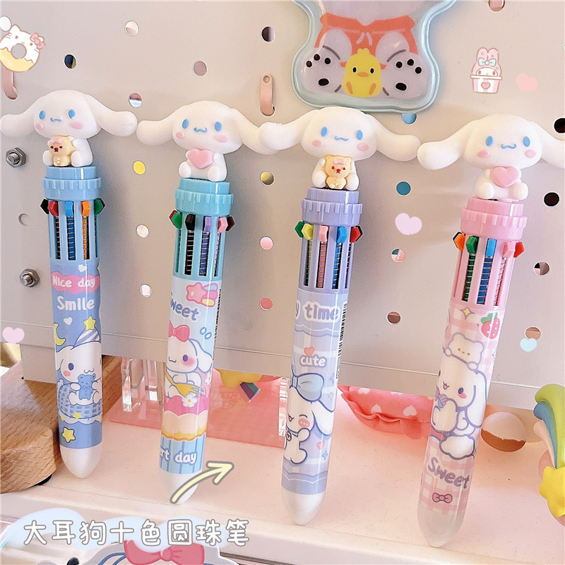 Sanrio Bút Bi 10 Màu Xinh Xắn Chất Lượng