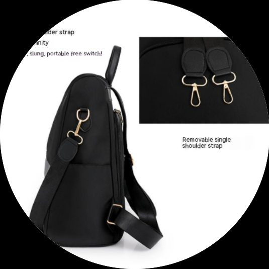 Balo Vải Oxford Chống Trộm Phong Cách Retro Cho Nữ