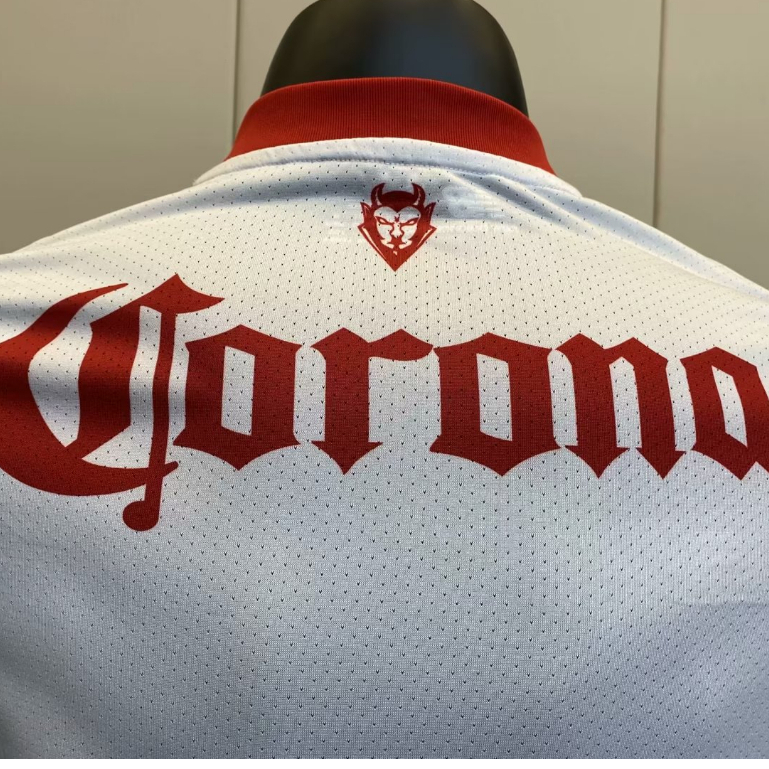 Áo Bóng Đá Màu Trắng Số 23 / 24 toluca Trẻ Trung Năng Động Cho Nam