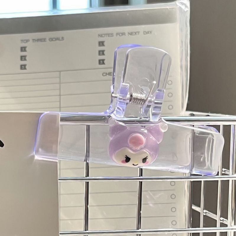 Hoạt Hình Kẹp Giấy Bằng acrylic Trong Suốt Hình Chú Cún Dễ Thương Đa Năng