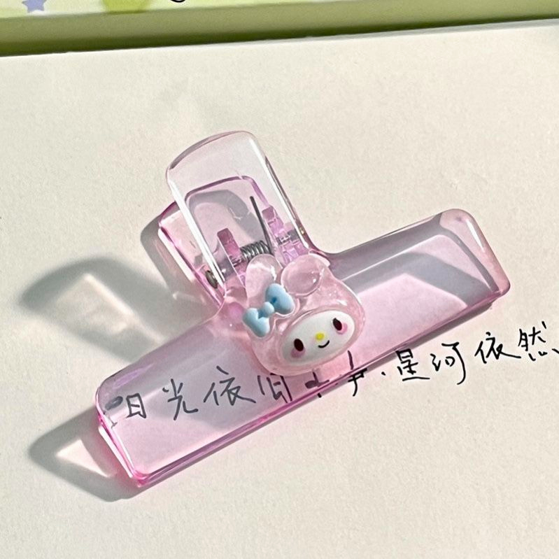 Hoạt Hình Kẹp Giấy Bằng acrylic Trong Suốt Hình Chú Cún Dễ Thương Đa Năng