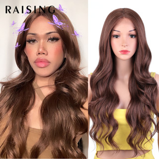 Bộ Tóc Giả Kiểu Gợn Sóng Bằng Sợi Tổng Hợp Màu Xanh Lá Đậm / Nâu Đậm Cách Nhiệt Dùng Hóa Trang Cho Nữ