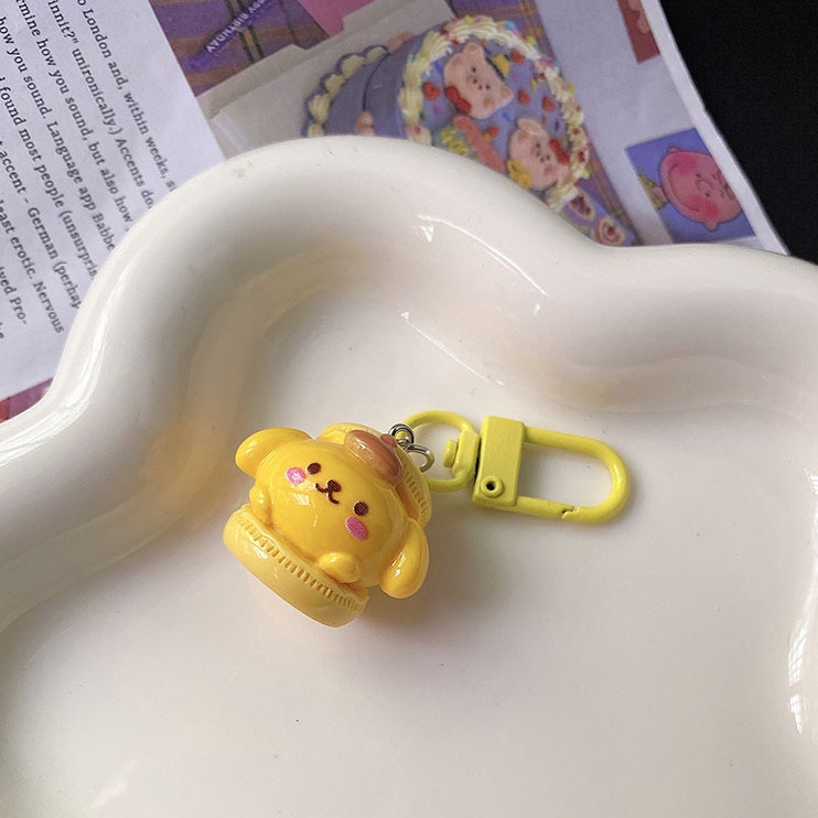 SANRIO Móc Khóa Hình Bánh macaron Dễ Thương