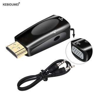 Giắc Chuyển Đổi KEBIDUMEI Từ HDMI Sang VGA Có Dây Âm Thanh