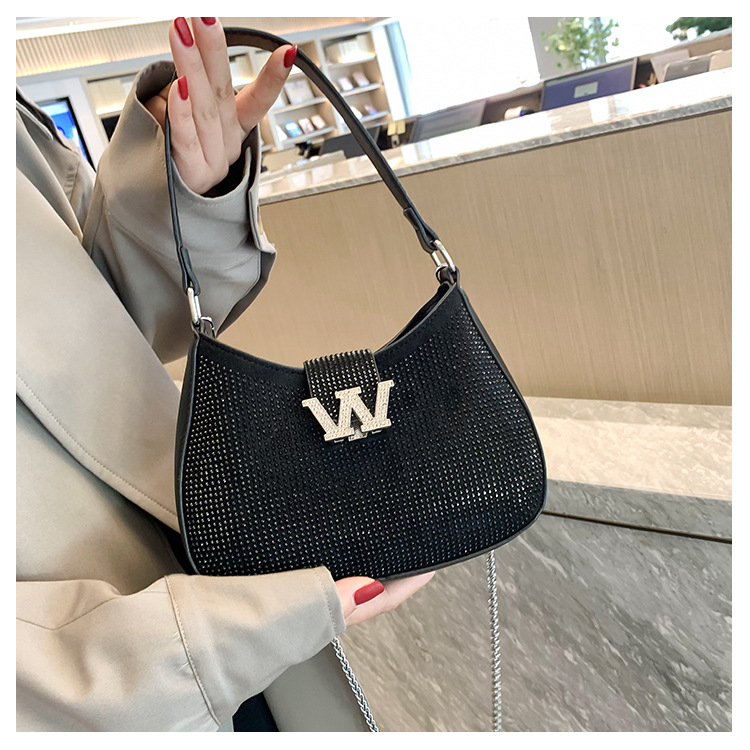 Chelkolrs Túi Xách Đeo Chéo Đính Đá Thời Trang Cho Nữ