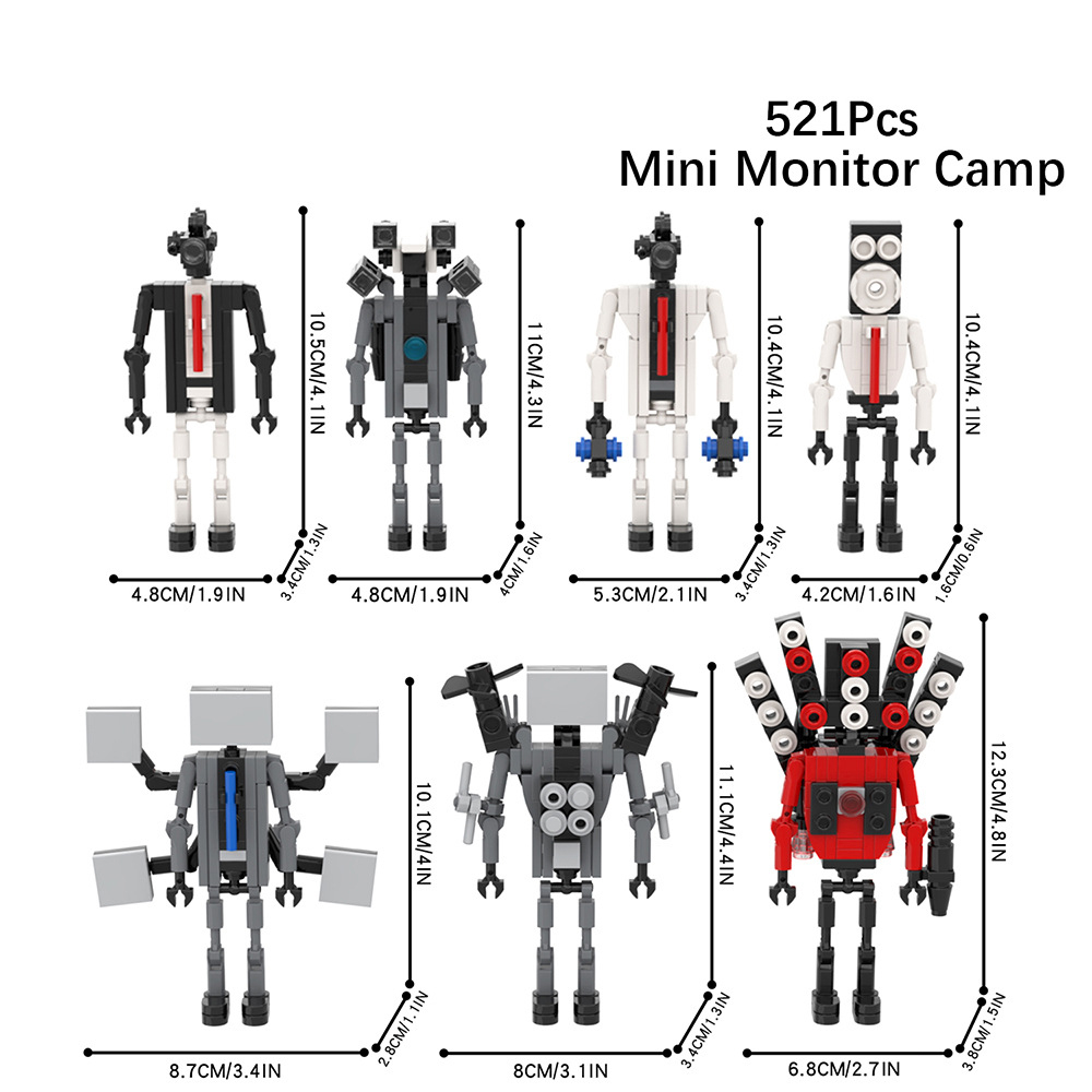 Bộ Đồ Chơi Lắp Ráp toilet 7 Trong 1 Cho Bé
