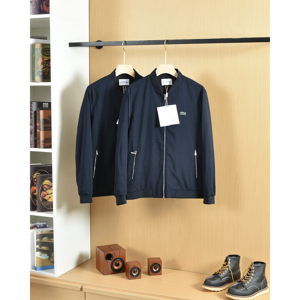 230905 Lacoste Áo Khoác Bóng Chày Thời Trang Cá Tính Cho Nam