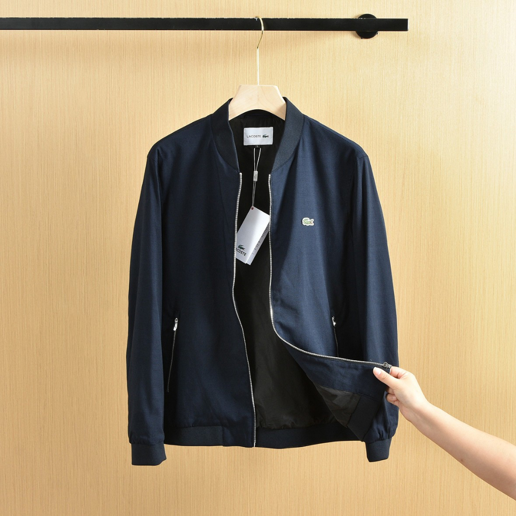 230905 Lacoste Áo Khoác Bóng Chày Thời Trang Cá Tính Cho Nam