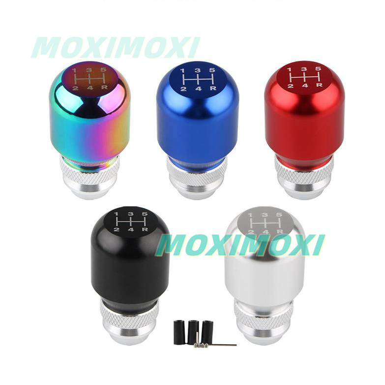 Đầu Cần Gạt Số Xe Hơi 5 Tốc Độ Bằng Nhôm