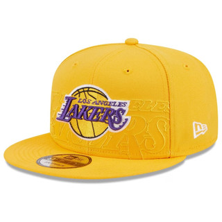 Los angeles Mũ Lưỡi Trai Màu Vàng Thêu Chữ lakers Phong Cách Mới Có Thể Điều Chỉnh
