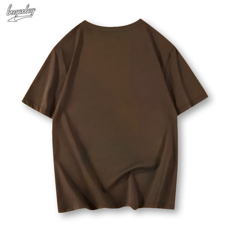 Áo thun nam BEEYANBUY A2753 100% cotton cơ bản tay lỡ ulzzang unisex