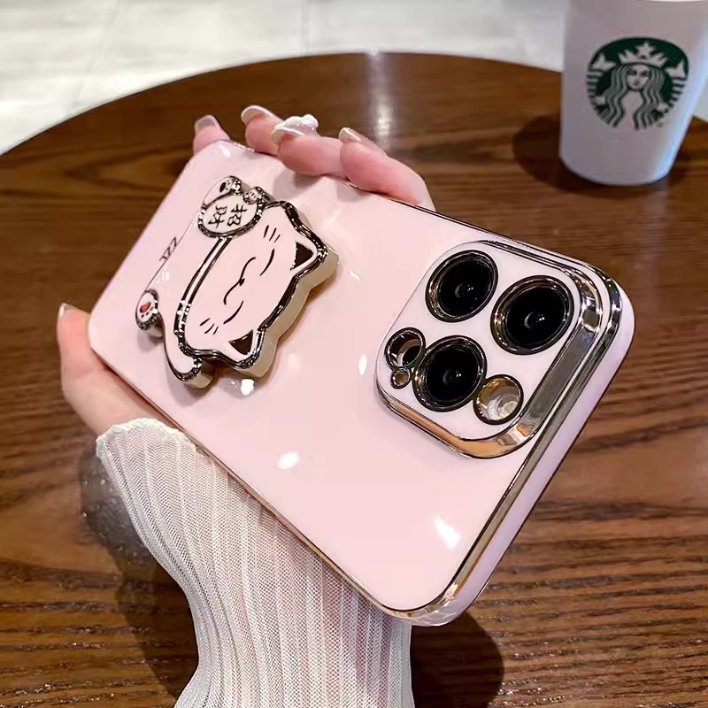 Ốp Điện Thoại Dẻo Kèm Giá Đỡ Hình Chú Mèo Cho xiaomi 12t 12 12s 11t 13 13t mi 8 10 11 9t 10t pro mi 11 lite ultra