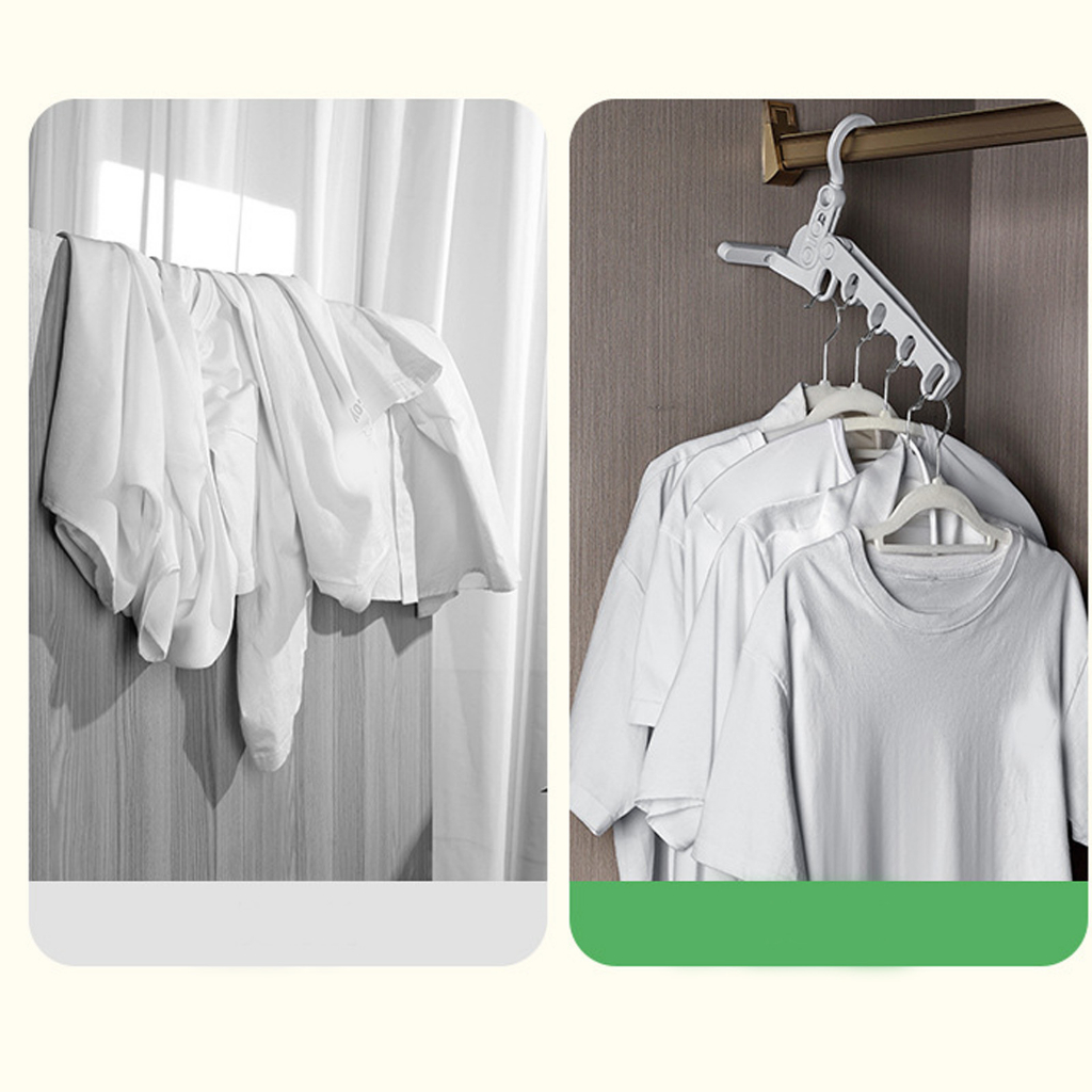 Trên Cửa Gấp Quần Áo Giá Phơi Phòng Giặt Treo Móc Có 5 Lỗ Cho Du Lịch