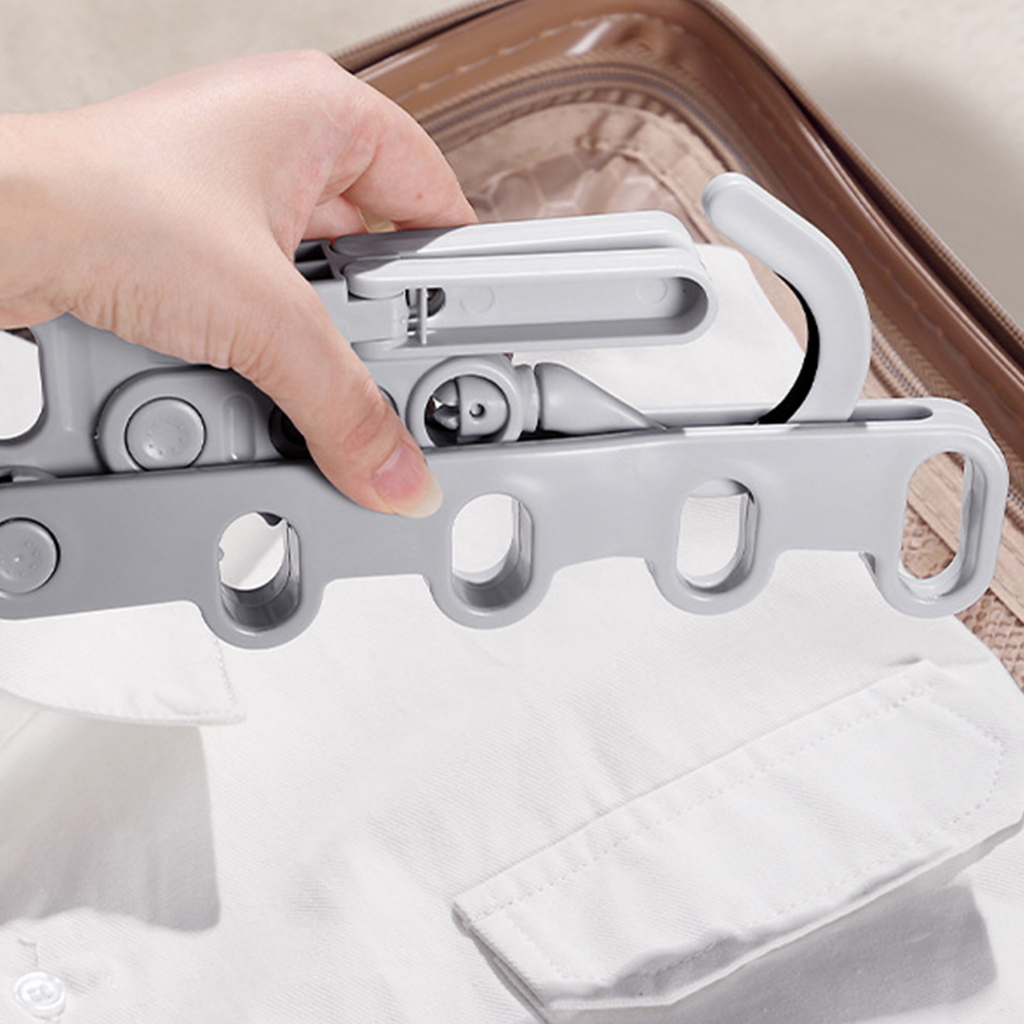 Trên Cửa Gấp Quần Áo Giá Phơi Phòng Giặt Treo Móc Có 5 Lỗ Cho Du Lịch